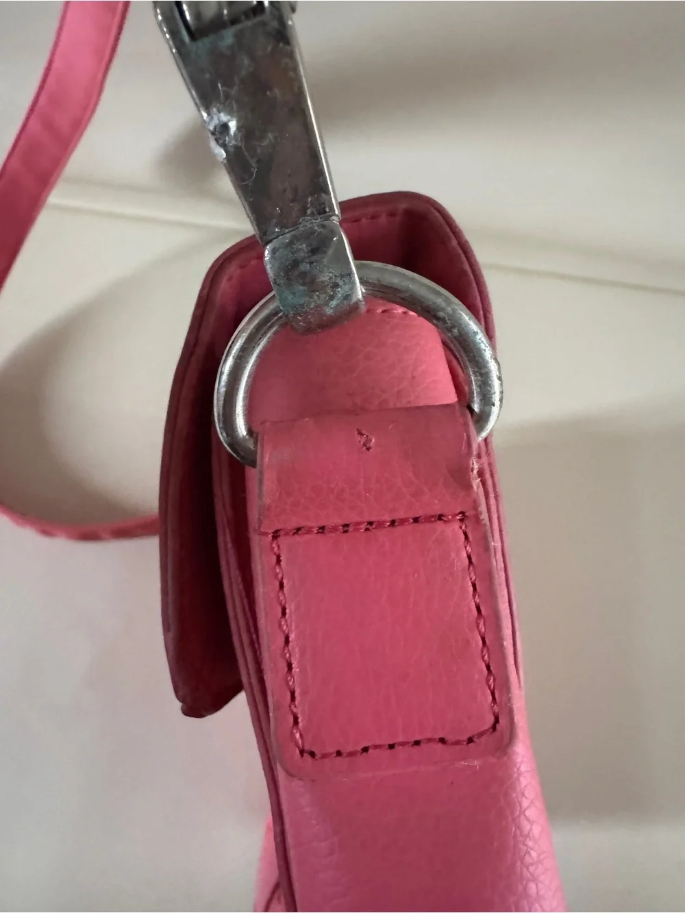 Loungefly x Hello Kitty Pink Embossed Crossbody Satchel Purse Rare Sanrio Bag